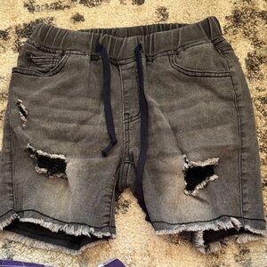 SHEIN Distressed Gray Jean Shorts